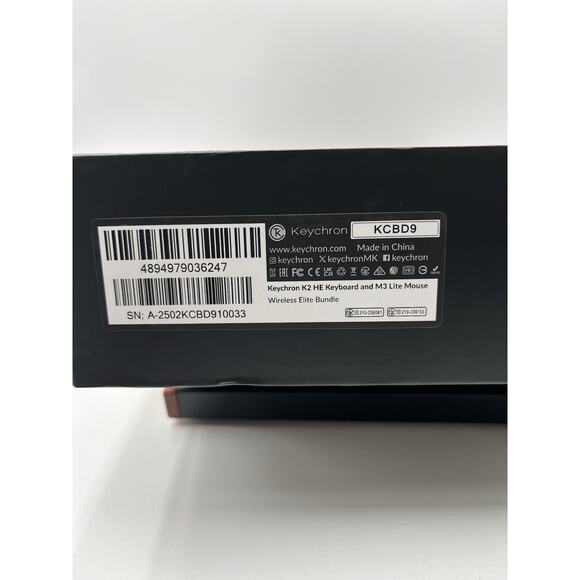 Keychron K2 HE Keyboard and M3 Lite Mouse Wood Frame Wireless Elite Bundle - Picture 7 of 8